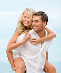 Image showing couple at seaside