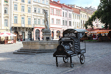 Image showing central part of Lvov city