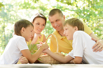 Image showing Portrait of happy family