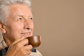 Image showing Portrait of a senior man