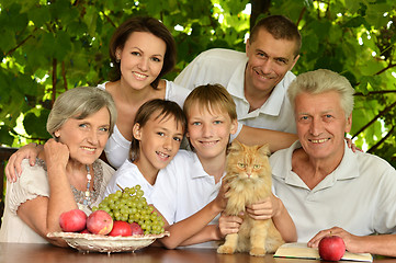 Image showing Happy parents and children