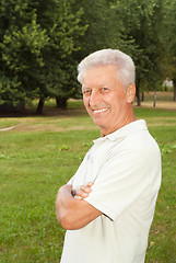 Image showing Beautiful elderly man