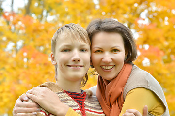 Image showing Mother with a boy