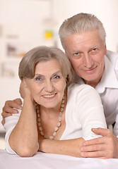 Image showing Portrait of a happy senior couple.