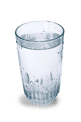 Image showing glass of water isolated on white background