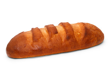 Image showing bread long loaf isolated on a white background