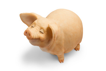Image showing pig figurine isolated on white background