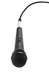 Image showing vintage microphone isolated