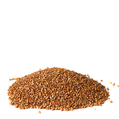 Image showing buckwheat bunch isolated on white background