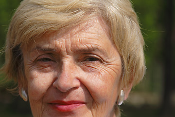 Image showing Senior woman portrait