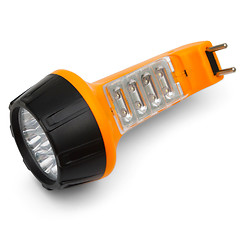 Image showing flashlight electric pocket isolated on white background