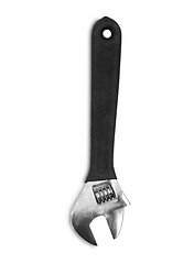 Image showing wrench adjustable key tool isolated on white background