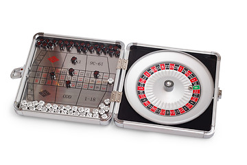 Image showing American Roulette table game sealed