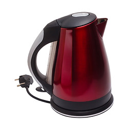 Image showing kettle red electric isolated utensils appliance kitchen asian ho