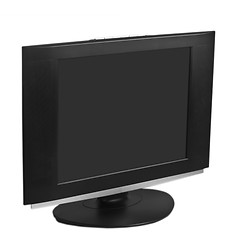 Image showing monitor computer screen  isolated on white background