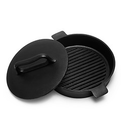 Image showing pan grill isolated on white background