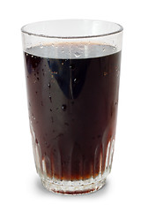 Image showing glass of cola isolated