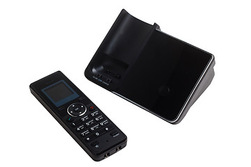 Image showing radio technology telephone phone call wireless receiver business