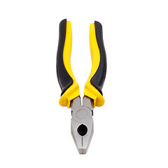 Image showing yellow pliers isolated