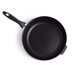 Image showing pan frying  isolated on white background