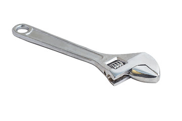 Image showing wrench monkey key tool isolated