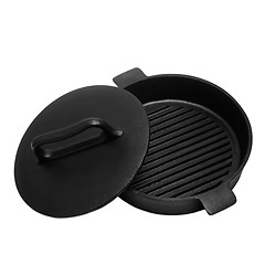 Image showing grill pan isolated on white background