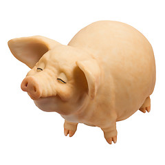 Image showing figurine pig isolated