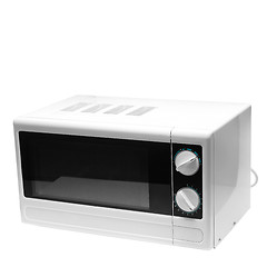 Image showing microwave oven is isolated on a white background