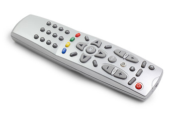 Image showing TV remote control isolated on white background