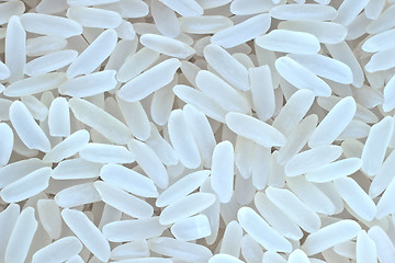 Image showing macro rice white steamed dry super background texture