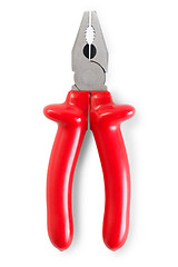 Image showing red pliers isolated
