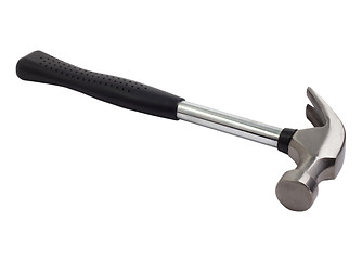 Image showing iron hammer hammering isolated