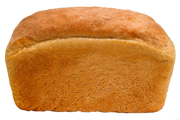 Image showing loaf of bread baking delicious isolated (clipping path)