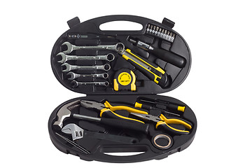 Image showing set of tools in the box