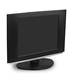 Image showing computer  monitor  screen  isolated on white background