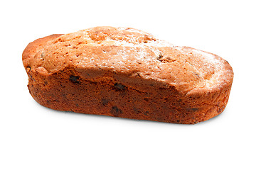 Image showing dessert nuts cake isolated