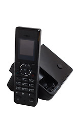 Image showing radio technology telephone phone call receiver wireless business