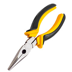 Image showing yellow tool pliers isolated on white background