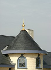 Image showing roof top of new house
