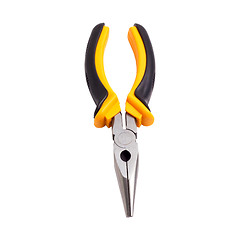 Image showing yellow pliers tool isolated