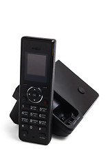 Image showing radio technology telephone phone call receiver wireless business