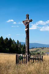 Image showing Wooden crucifix