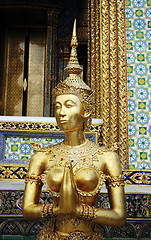 Image showing Statue at the Grand Palace, Bangkok, Thailand.