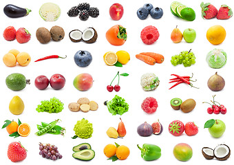 Image showing Fruits and Vegetables