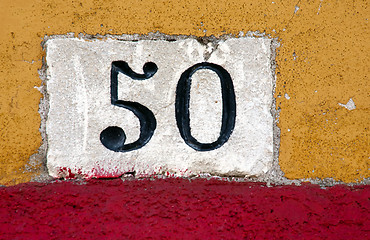 Image showing house number sign