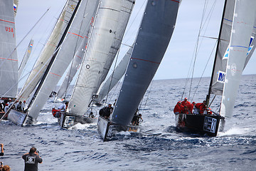 Image showing LANZAROTE, SPAIN - NOVEMBER 19: RC44 Class Association on Day 4 