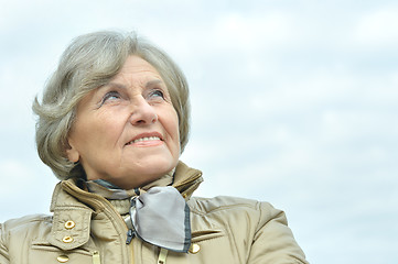 Image showing Nice elderly woman