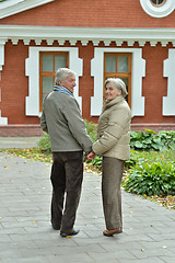 Image showing Old couple at house