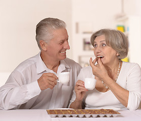 Image showing Nice elderly couple