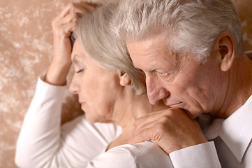 Image showing Portrait of an elder couple